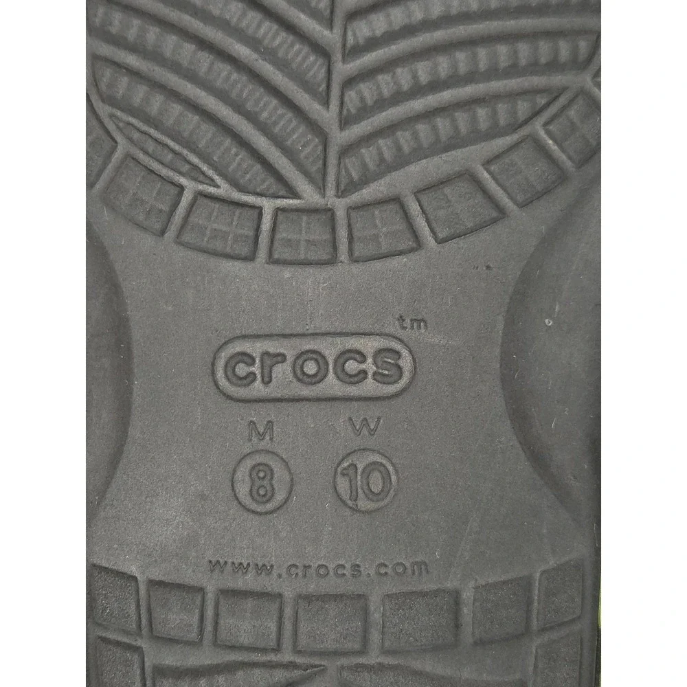Crocs Mens M8/W10‎ Classic Camo Slide Sandals Comfort Casual Slip On